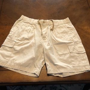 Tommy Bahama 8” cargo shorts, elastic waist with inside tie